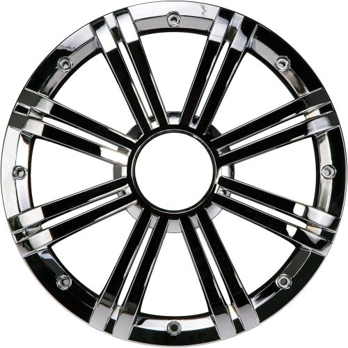  Kicker 43KMW10GLCR 10-Inch (25cm) Grille for 43KMW10 Subwoofer, LED, chrome, RoHS Compliant