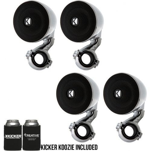  Kicker KICKER PSM3 Weather-Proof Enclosed Mini System, 4-Ohm Bundle