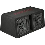 KICKER 45DL7R122 Dual 12 L7R 2-Ohm Loaded Vented Enclosure - 1200 Watts RMS