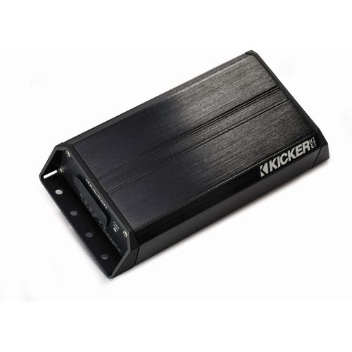  Kicker Motorcycle 5.25 Inch Speaker with Kicker 200 watt Power sports amplifier.