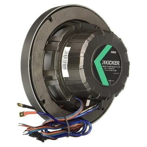  4) Kicker 41KM654LCW 6.5 390W LED Marine Coaxial Speakers KM65 + KMLC Remote