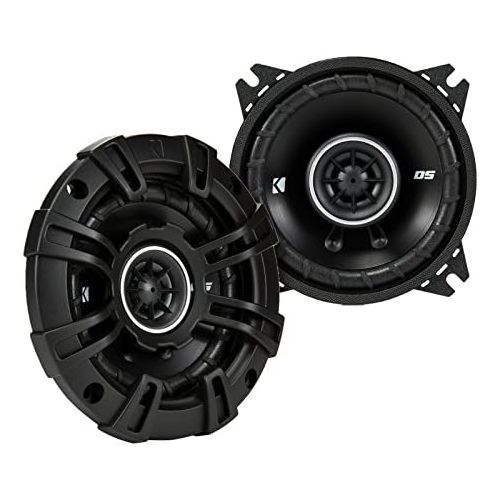  (2) Kicker 43DSC404 4-Inch 4 Ohm Coaxial Car Speakers - (1) Pair