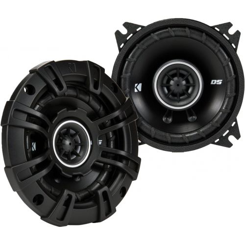  (2) Kicker 43DSC404 4-Inch 4 Ohm Coaxial Car Speakers - (1) Pair