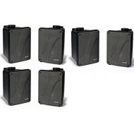Kicker 11KB6000B Black Outdoor Speaker Bundle - 6 Speakers