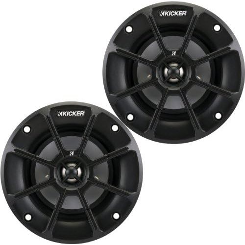  Kicker 4 Inch PS-Series Powersports Speakers 40PS42 bundle