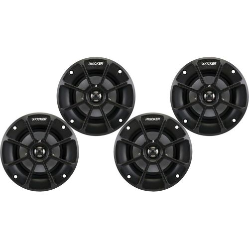  Kicker 4 Inch PS-Series Powersports Speakers 40PS42 bundle