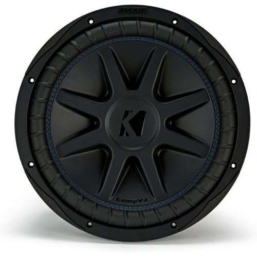  Kicker 44CVX124 CompVX 12 Subwoofers Bundle Dual 4-Ohm Voice Coils for wiring to a 1-ohm monoblock amplifier