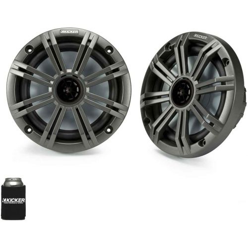  Kicker KICKER 6.5 Charcoal Marine Speakers (Qty 6) 3 Pairs of OEM Replacement Speakers