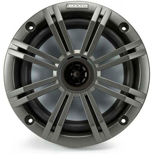  Kicker KICKER 6.5 Charcoal Marine Speakers (Qty 6) 3 Pairs of OEM Replacement Speakers