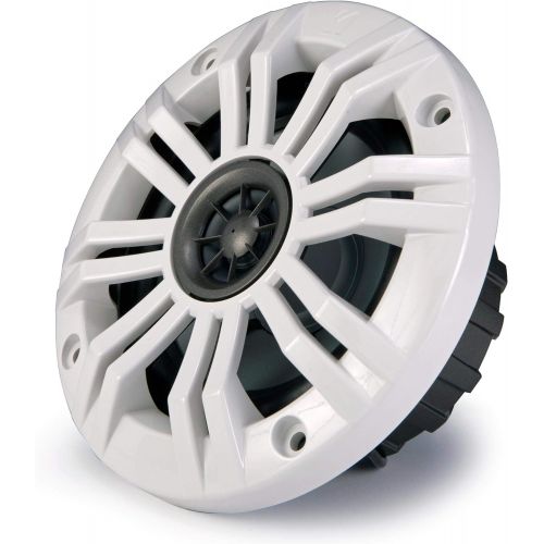  Kicker White Mini Wake Tower Marine Enclosures loaded with Kicker 4 KM speakers. (2 ohm)