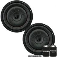 Kicker KICKER CVT10 CompVT 10-Inch (250mm) Subwoofer, 2-Ohm Bundle