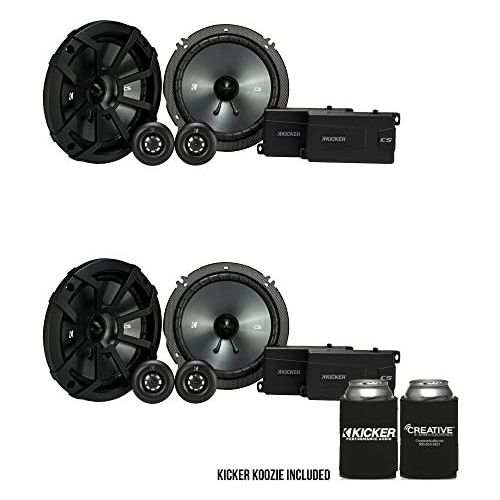  Kicker CSS65 6.5-INCH (160mm) Component System with .75-INCH (20mm) Tweeter, Bundle