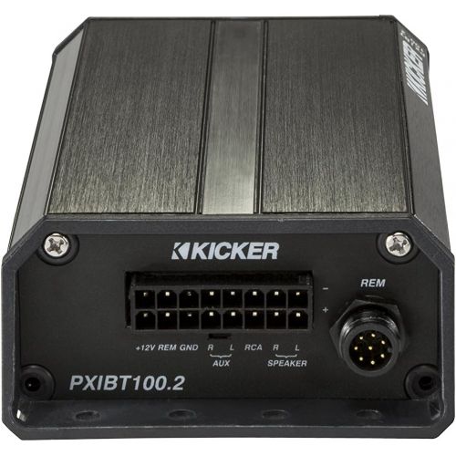  Kicker PXiBT1002 BT control with 100 watt amp and 40PSM32 handle bar speakers 2 Ohm