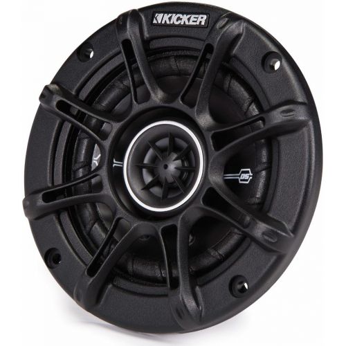  Kicker White Mini Wake Tower Marine Enclosures Loaded with Kicker 4 DSC Speakers