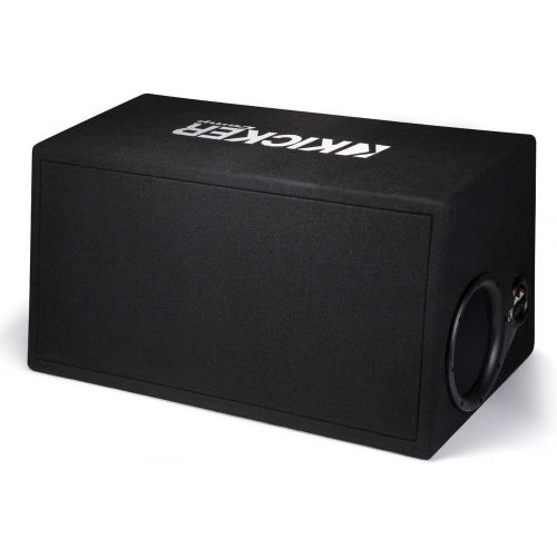  Kicker 12 Inch 600 Watt Comp Dual Car Audio Loaded Subwoofer Enclosure | 43DC122