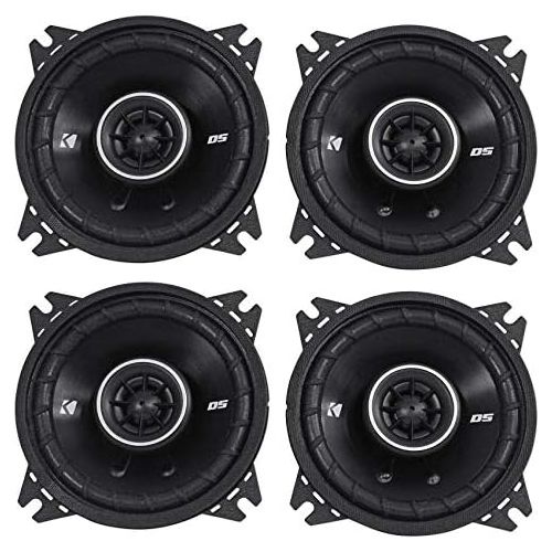  4) Kicker 43DSC44 D-Series 4 240 Watt 4-Ohm 2-Way Car Audio Coaxial Speakers