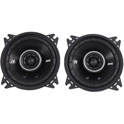  4) Kicker 43DSC44 D-Series 4 240 Watt 4-Ohm 2-Way Car Audio Coaxial Speakers