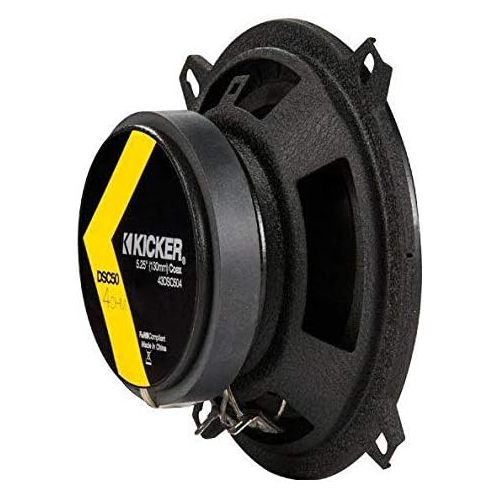  Kicker 2 43DSC504 D-Series 5.25 200W 2-Way 4-Ohm Car Audio Coaxial Speakers (4 Pack)