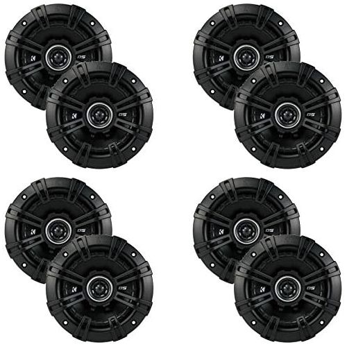  Kicker 2 43DSC504 D-Series 5.25 200W 2-Way 4-Ohm Car Audio Coaxial Speakers (4 Pack)