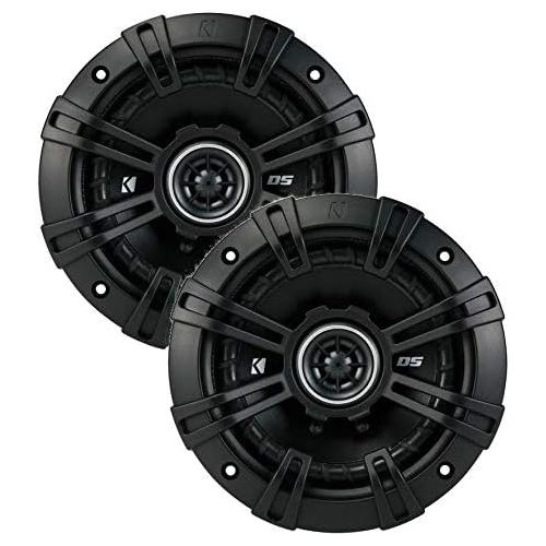  Kicker 2 43DSC504 D-Series 5.25 200W 2-Way 4-Ohm Car Audio Coaxial Speakers (4 Pack)