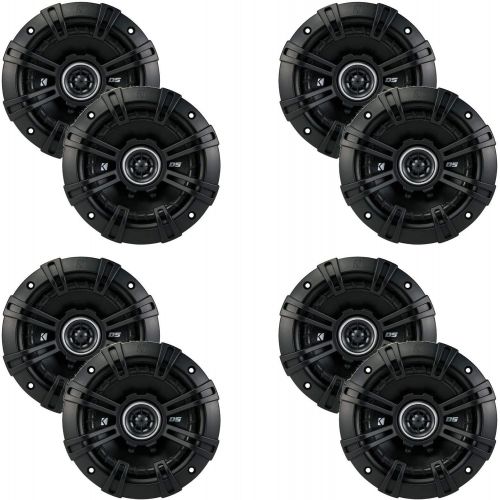  Kicker 2 43DSC504 D-Series 5.25 200W 2-Way 4-Ohm Car Audio Coaxial Speakers (4 Pack)