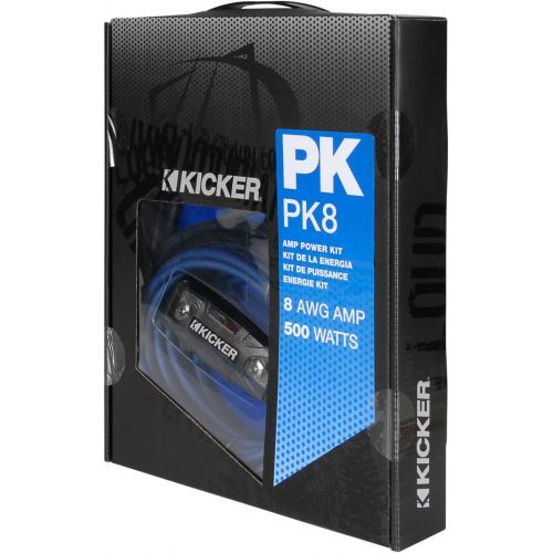  Kicker PK8 8 Gauge OFC Power Amplifier Installation Kit