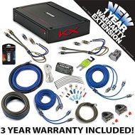 Kicker 44KXA4004 Car Audio 4 Channel Amp KXA400.4 & 4 GA Amplifier Accessory Kit - 3 Year Warranty!