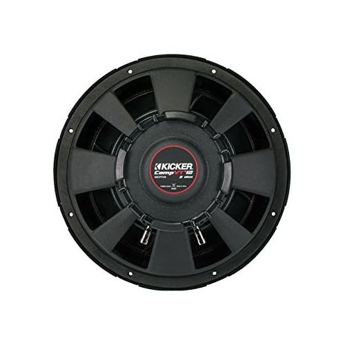  Kicker CompVT CVT122 (43CVT122) 800W Peak (400W RMS) 12 CompVT Series Dual 2-Ohm Car Subwoofer