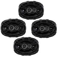 Kicker KICKER DSC6930 6x9-Inch (160x230mm) 3-Way Speakers, 4-Ohm Bundle