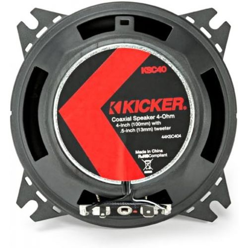  Kicker Speaker Bundle - Two Pairs of Kicker 4 Inch KS-Series Speakers 44KSC404