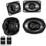 Kicker for Late 90s Early 2000s GM Coupes & Sedans. A Pair of 43CSC464 4x6 Speakers & a Pair of 43CSC6934 6x9 s