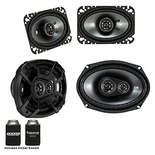  Kicker for Late 90s Early 2000s GM Coupes & Sedans. A Pair of 43CSC464 4x6 Speakers & a Pair of 43CSC6934 6x9 s