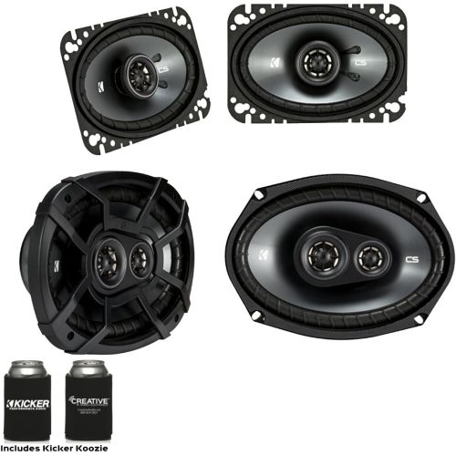  Kicker for Late 90s Early 2000s GM Coupes & Sedans. A Pair of 43CSC464 4x6 Speakers & a Pair of 43CSC6934 6x9 s