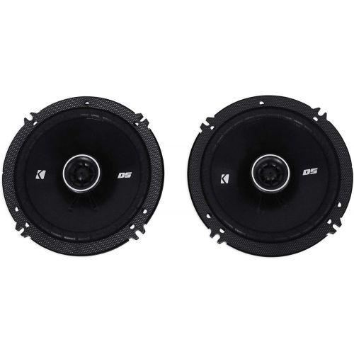  4) Kicker 43DSC6504 6.5 240 Watt 2-Way 4-Ohm Car Audio Coaxial Speakers DSC6504