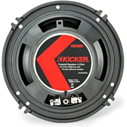  Kicker Speaker Bundle - Two Pairs of Kicker 6.5 Inch KS-Series Speakers 44KSC6504