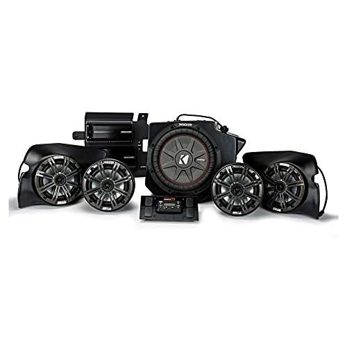  Kicker & SSV Works 44PRZ33 800 Watt, 5 Speaker, Plug And Play Polaris RZR Stereo System - Fits 2013 and Up Polaris RZRs