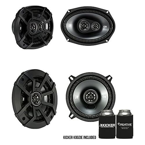  Kicker for Dodge Ram 1994-2011 Truck Speaker Bundle 43CSC6934 6x9, 43CSC54 5.25 Inch Speakers