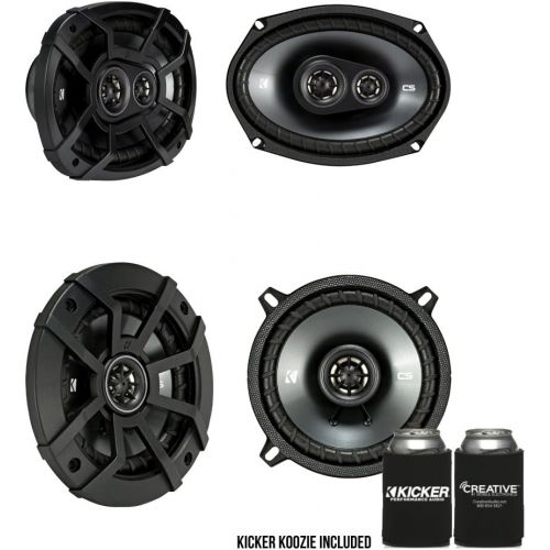  Kicker for Dodge Ram 1994-2011 Truck Speaker Bundle 43CSC6934 6x9, 43CSC54 5.25 Inch Speakers