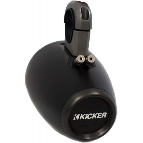  Kicker 12KMTES Tower Enclosure for 6.5-inch Marine Speakers (Pair)