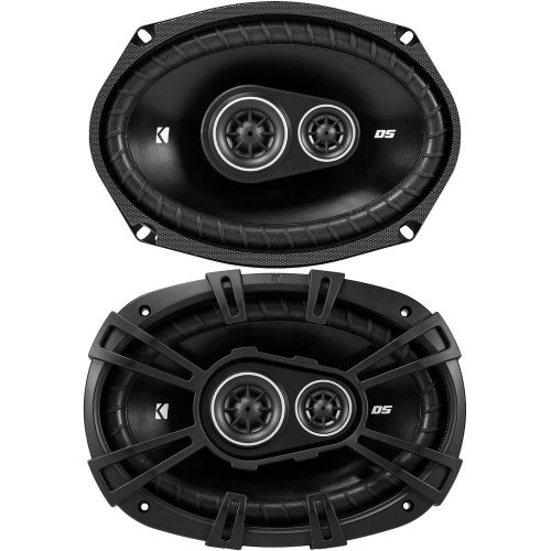  Kicker 43DSC6504 6.5” & 43DSC69304 6x9” DS-Series Speakers with 43DXA2504 DX-Series Amplifier and Wire kit