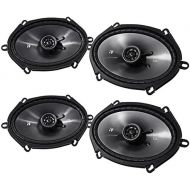 Kicker CS Series 6 x 8 Coaxial EVC 2 Way 450 Watt Speakers 43CSC684 (2 Pair)