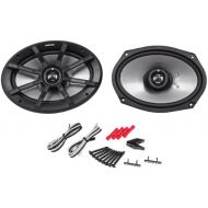 Kicker Pair of Kicker 6x9 180 Watts Peak90 Watts RMS 2-Ohm ATVMotorcycle Speakers