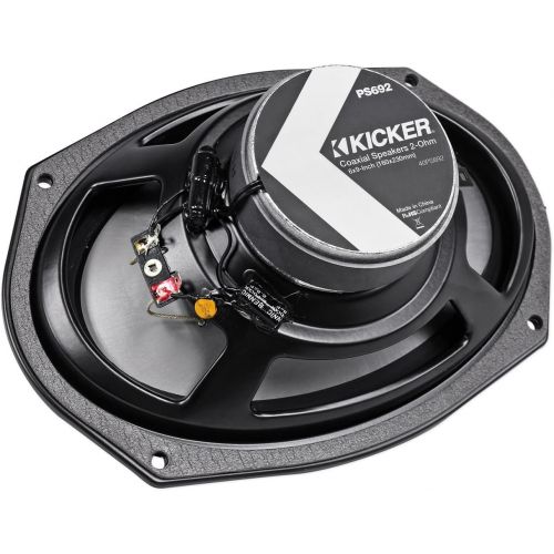  Kicker Pair of Kicker 6x9 180 Watts Peak90 Watts RMS 2-Ohm ATVMotorcycle Speakers