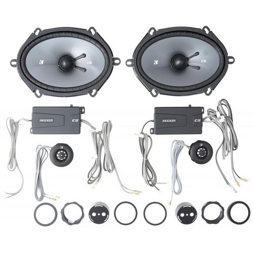  Kicker 43CSS684 CSS68 6x8-Inch Component System with .75-Inch tweeters, 4-Ohm