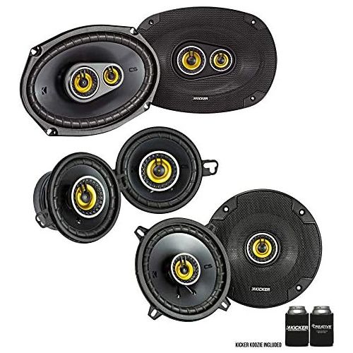  Kicker for Dodge Ram 2002-2011 Truck Speaker Bundle 43CSC6934 6x9, (2) 43CSC54 5.25 Inch Speakers