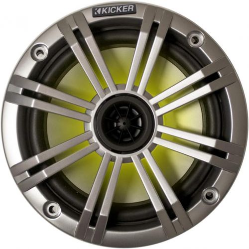  Kicker White OEM Replacement Marine 6.5 4Ω Coaxial speaker Bundle - 6 Speakers