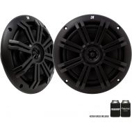 Kicker KICKER 6.5 White LED Marine Speakers (Qty 2) 1 Pair of OEM Replacement Speakers