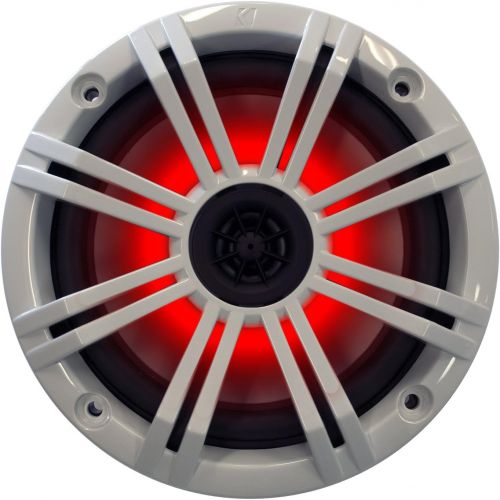  Kicker KICKER 6.5 White LED Marine Speakers (Qty 2) 1 Pair of OEM Replacement Speakers