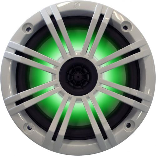  Kicker KICKER 6.5 White LED Marine Speakers (Qty 2) 1 Pair of OEM Replacement Speakers