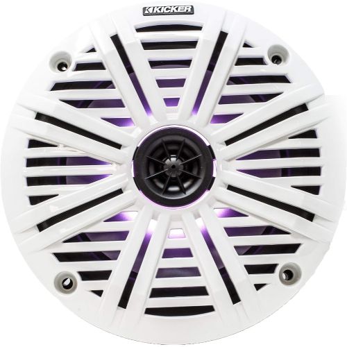  Kicker KICKER 6.5 White LED Marine Speakers (Qty 2) 1 Pair of OEM Replacement Speakers